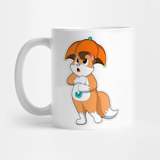 Fox with Umbrella Mug